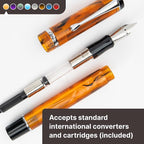 Conklin Duragraph Fountain Pen Orange Nights - Image 10