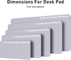 Aothia Faux Leather Desk Mat – Large Mouse Pad, Non-Slip PU Leather Blotter - Image 5