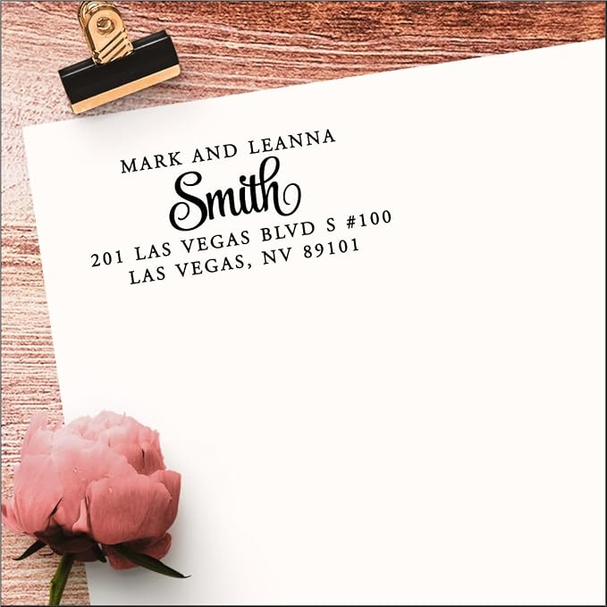 PrettySweetParty Self Inking Return Address Stamp - Image 4