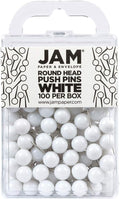 JAM PAPER Colorful Push Pins by JAMPaper
