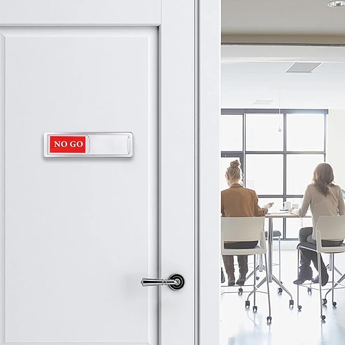 Go/No Go Door Sign Indicator for Office, Conference Room. Room Status Tells - Image 5
