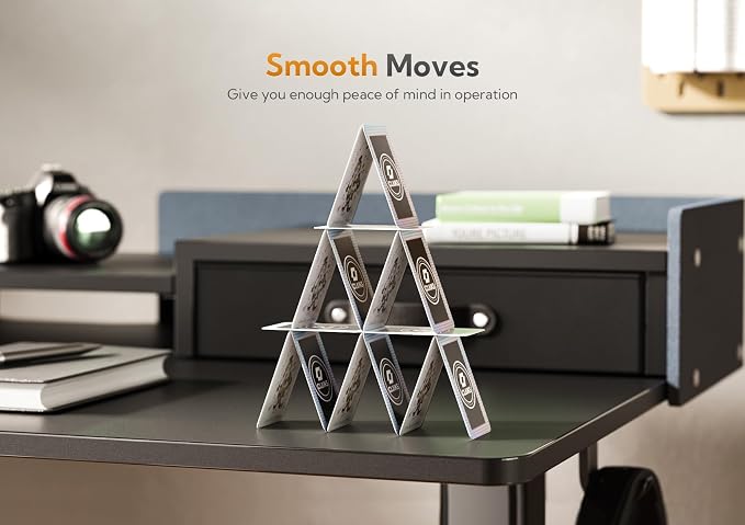 Claiks Standing Desk with Drawers, Adjustable Stand Up Electric Small Standing - Image 8