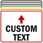 Custom Arrow, Custom Directional Sign, Up Arrow, 36x48 Inches, Rust Free DiBound by MySignCenter