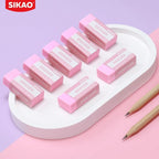 SIKAO Pink Erasers, 6 Pack Block Pencil Erasers – Smudge-Free Latex-Free Cute - Image 8