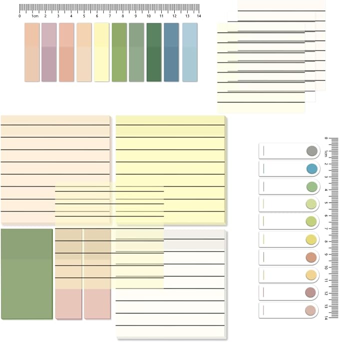 BAYTORY 700 Sheets Transparent Sticky Notes by BAYTORY