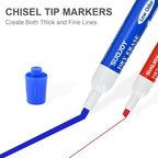 SUQJOY Dry Erase Markers, Chisel Tip Whiteboard Marker, Low Odor Thick Dry - Image 2