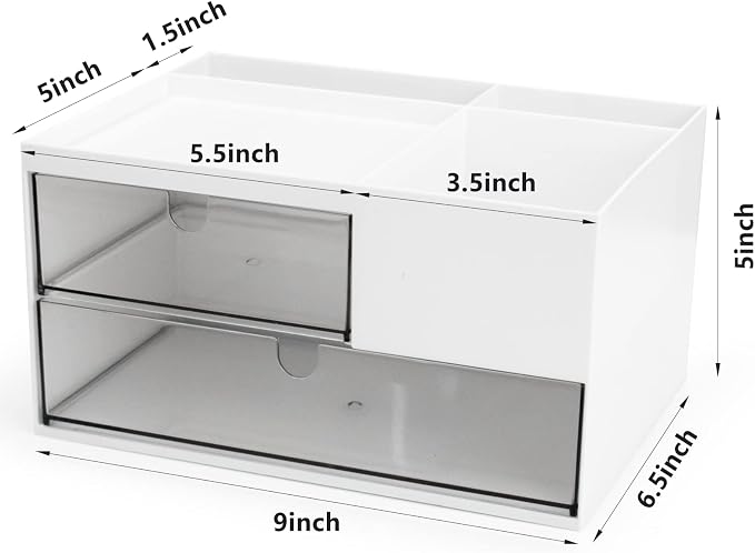 Desk Drawer Organizer, Desk Storage Box - Image 3