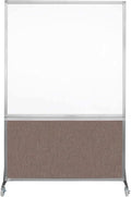 DivideWrite Mobile Whiteboard | Double Sided Dry Erase Board | Portable Office by VERSARE