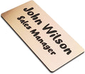 SINYUDUN Custom Engraved Name Tag Badges by Unknown