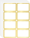 Yeachlaing 2" x 3" 200 PCS Name Labels, Waterproof Blank Name Tag Stickers by Yeachlaing
