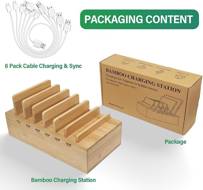 LEOKKARR Bamboo Charging Station - Image 7