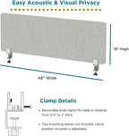 Sound Absorbing Panel Privacy Shield - Image 3