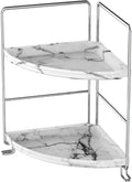JANUS LiANG 2-Tier Corner Bathroom Organizer, Countertop Perfume Makeup Shelf by JANUSLiANG