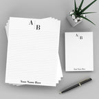PrintPPS Personalized Monogram Notepads by PrintPPS