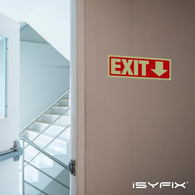 iSYFIX Exit Stickers Signs - Image 5