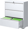 FLIXELIO File Cabinets 3 Drawer, Metal Office Storage Filing Cabinet by FLIXELIO