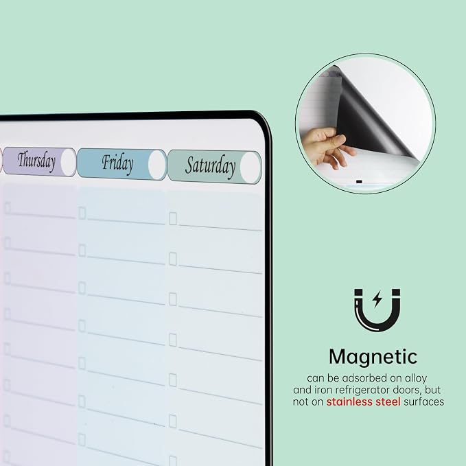 Magnetic Dry Erase Weekly Planner - Image 4