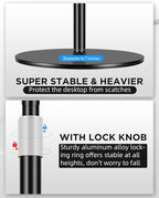 Nycetek Webcam Stand, Light Stand Tripod - Image 3