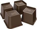 MXMZHXU Bed Risers 2 inch, 3 inch, 4 inch, 6 inch or 8 inch Heavy Duty by MXMZHXU