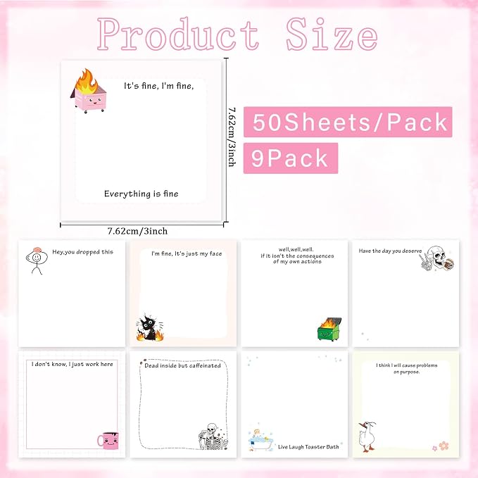 Lovarywow Funny Sticky Notes Gifts - Image 2
