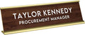 Custom Engraved Desk Plate | Personalized by 904Custom