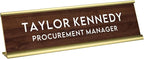 Custom Engraved Desk Plate | Personalized by 904Custom