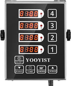 Precision Kitchen Timers for Cooking – 4 Channel Commercial Kitchen Timer by YOOYIST