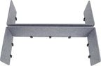 ReFocus Raw Clamp-On Acoustic Desk Divider Mounted Privacy Panel Set – Reduce - Image 6