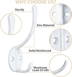 Homanu 14 Pack Coat Hooks Wall Mounted - Image 3