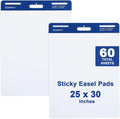 Comix Sticky Easel Pad, 25 x 30 Inches Flip Chart Paper by Comix