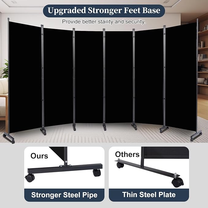 Room Divider Folding Privacy Screens - Image 2