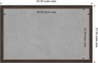 Amanti Art Black Framed Magnetic Board 27x43 Large Vision Board - Image 3