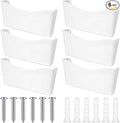 Colarr 6 Pack Expandable Pocket Wall File Holder Plastic Hanging Wall Organizer by Colarr