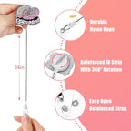 Aoryalps Open Mind Retractable Badge Reel Holder Retractable - Image 5
