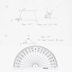 EBOOT 25 Pcs Math Protractors Plastic Protractor 180 Degrees, 4 Inches - Image 6