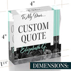 Custom Acrylic Sign Personalized, Custom Desk Name Plate, 18 Styles, - Image 7