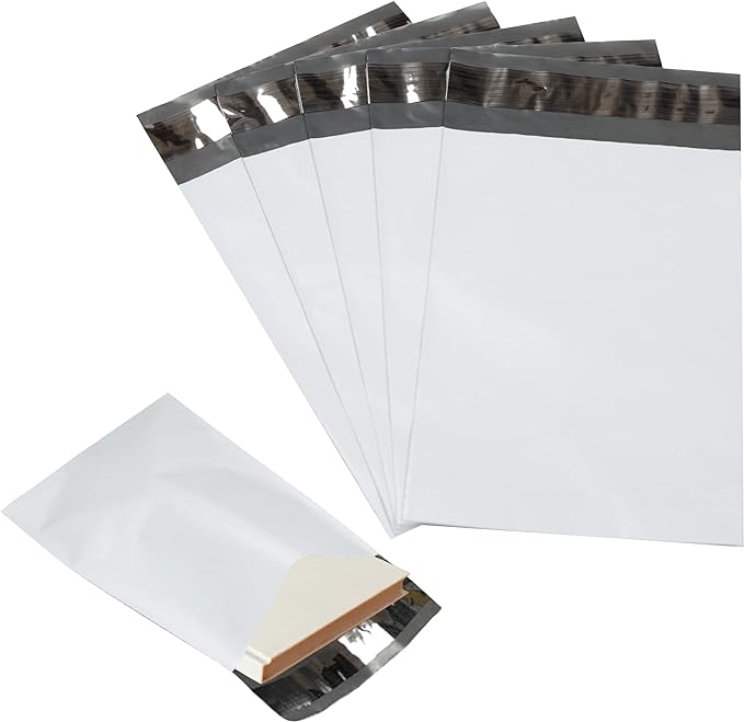 3000 Pack Secure Seal White Poly Mailers by Secure+Seal