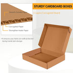 JOWLOT 12x9x2 inch Small Shipping Boxes Set of 25 - Image 2