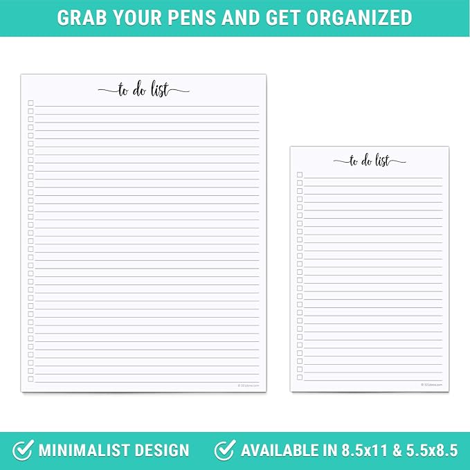 321Done To Do List Notepad, Made in USA - Image 5