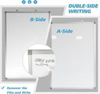 Magnetic Writeboard 18X24 Dry Erase Board Hanging & Wall Mounted Whiteboard S - Image 5