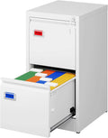 PEUKC 2-Drawer File Cabinet, 16.3" Deep Vertical Filing Cabinet by PEUKC