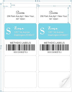 Methdic Shipping Labels 2"×4" 1000 Labels Sticker Paper - Image 2