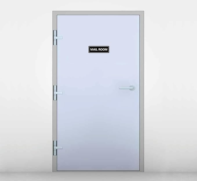 Mail Room Sign – Premium Frosted Acrylic Material, Strong Self-Adhesive - Image 4