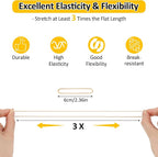 MOWPOG 700 Pcs Rubber Bands, Size #16 Reusable Elastic Rubber Band - Image 3