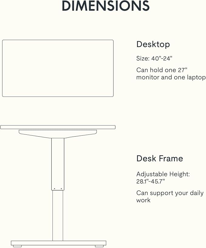 FLEXISPOT EN1 One-Piece Standing Desk - Image 7