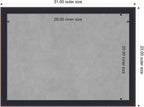 Amanti Art Black Framed Magnetic Board 23x31 Medium Vision Board - Image 2