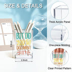 QYUVK But Did You Document It Acrylic Cosmetic Pencil Holder Cup, Pen Holder - Image 2