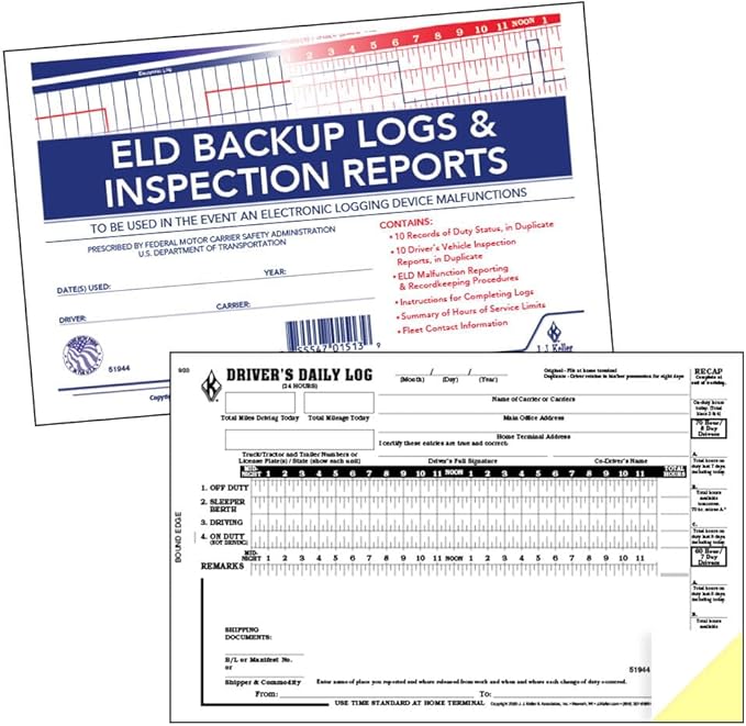 ELD Backup Driver Log Book 5-pk. - Image 4