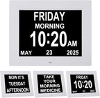 TMC 8 Inch Digital Dementia Clock by TMC