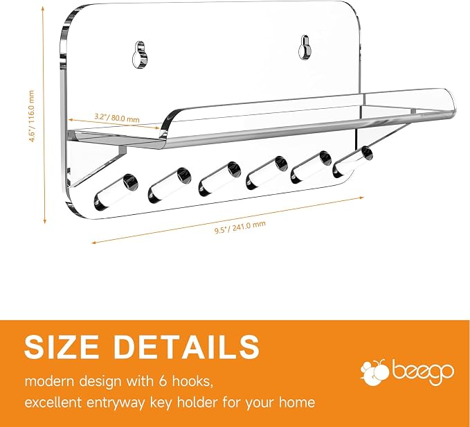 Beego Entryway Key Holder for Wall - Image 8